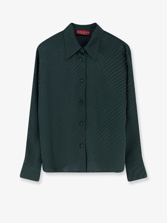 Gucci Silk shirt with diagonal motif