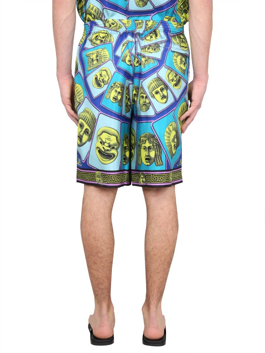 Versace SILK SHORTS THE MASKS