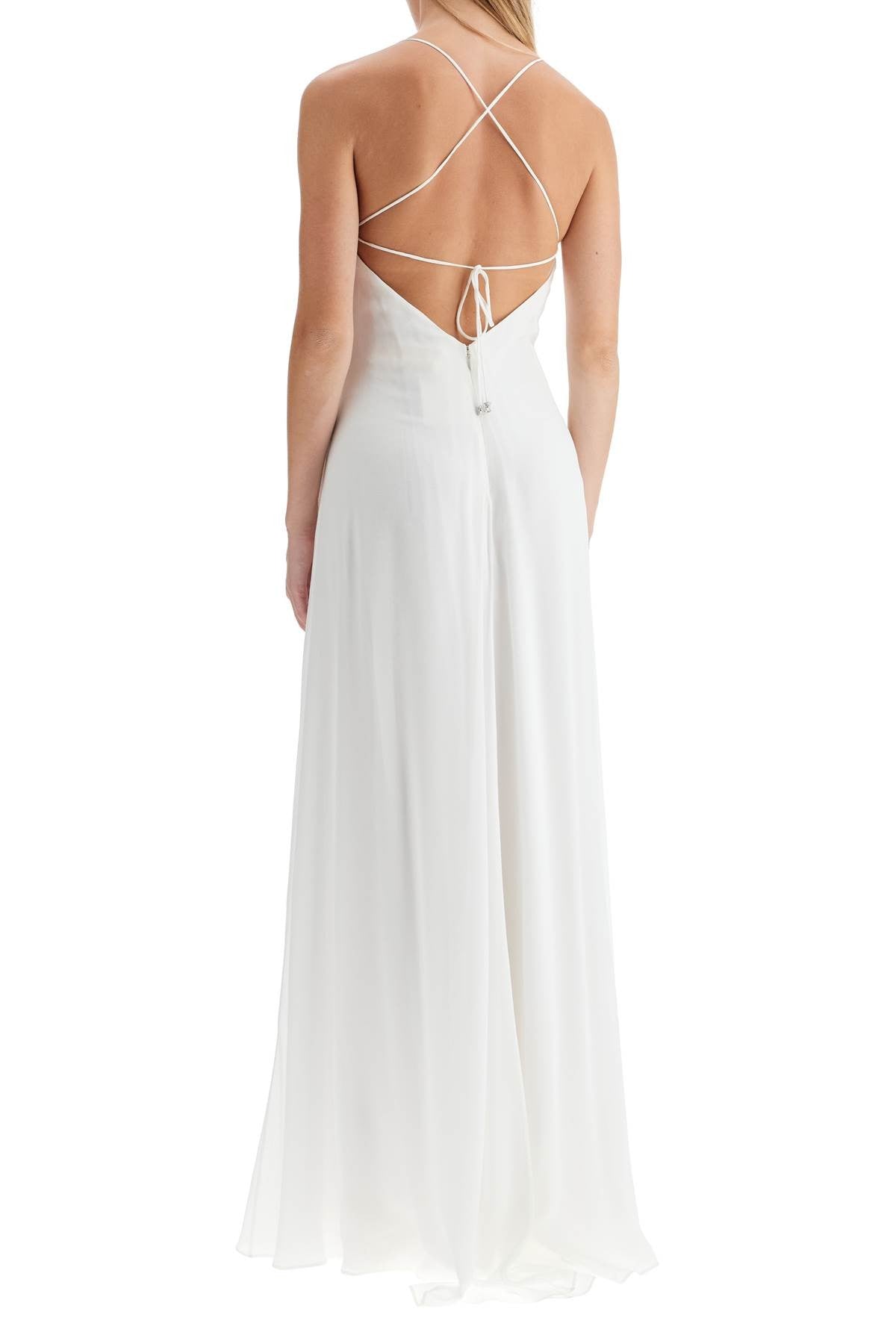 Max Mara silk slip dress set in