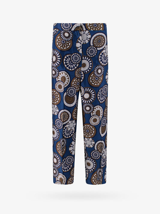 'S MAX MARA Silk trouser with all-over print