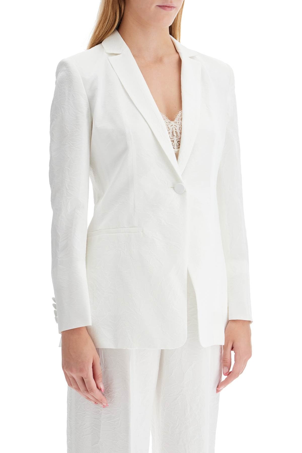 Max Mara 'single-breasted blazer in lightweight