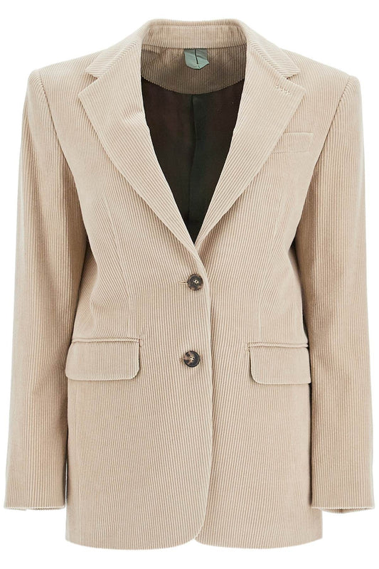 Max Mara single-breasted corduroy blazer