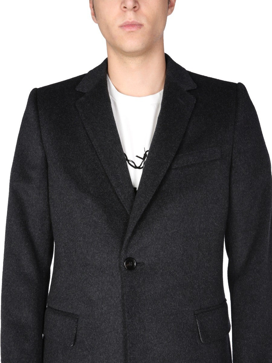 Dolce & Gabbana SINGLE-BREASTED VELOURS COAT