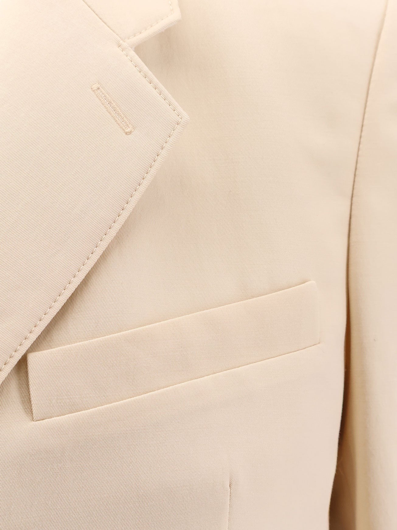 LEMAIRE Single-breasted wool and viscose blazer