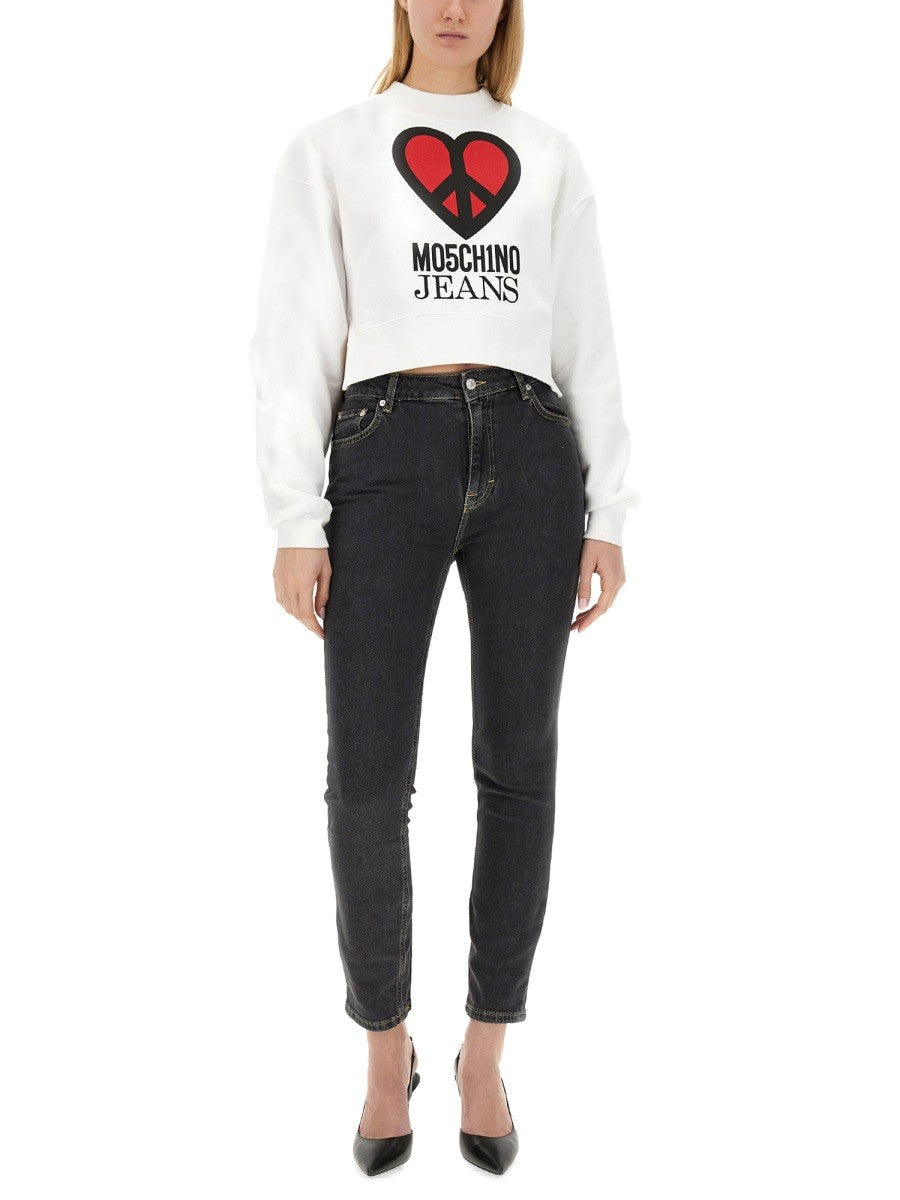 MOSCHINO JEANS SKINNY FIT JEANS