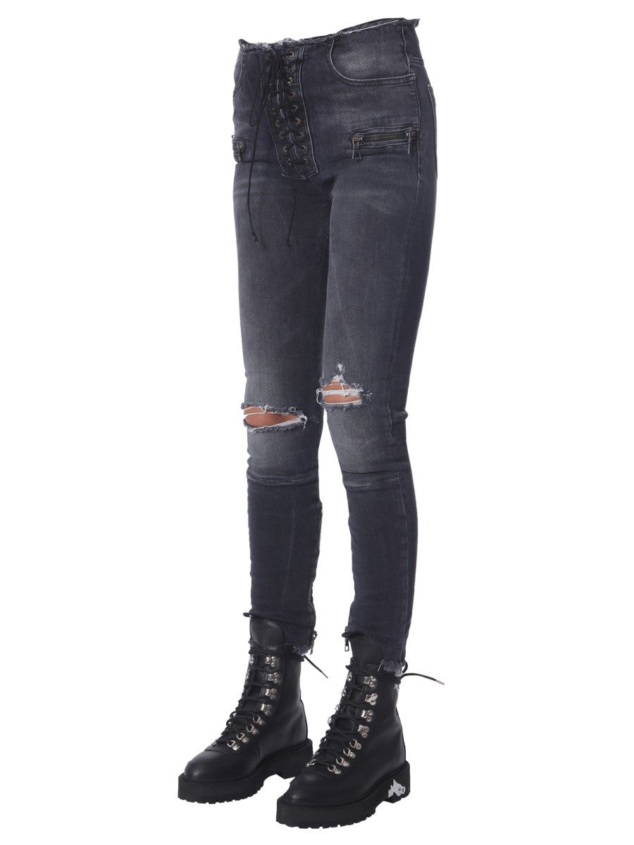 UNRAVEL SKINNY FIT JEANS