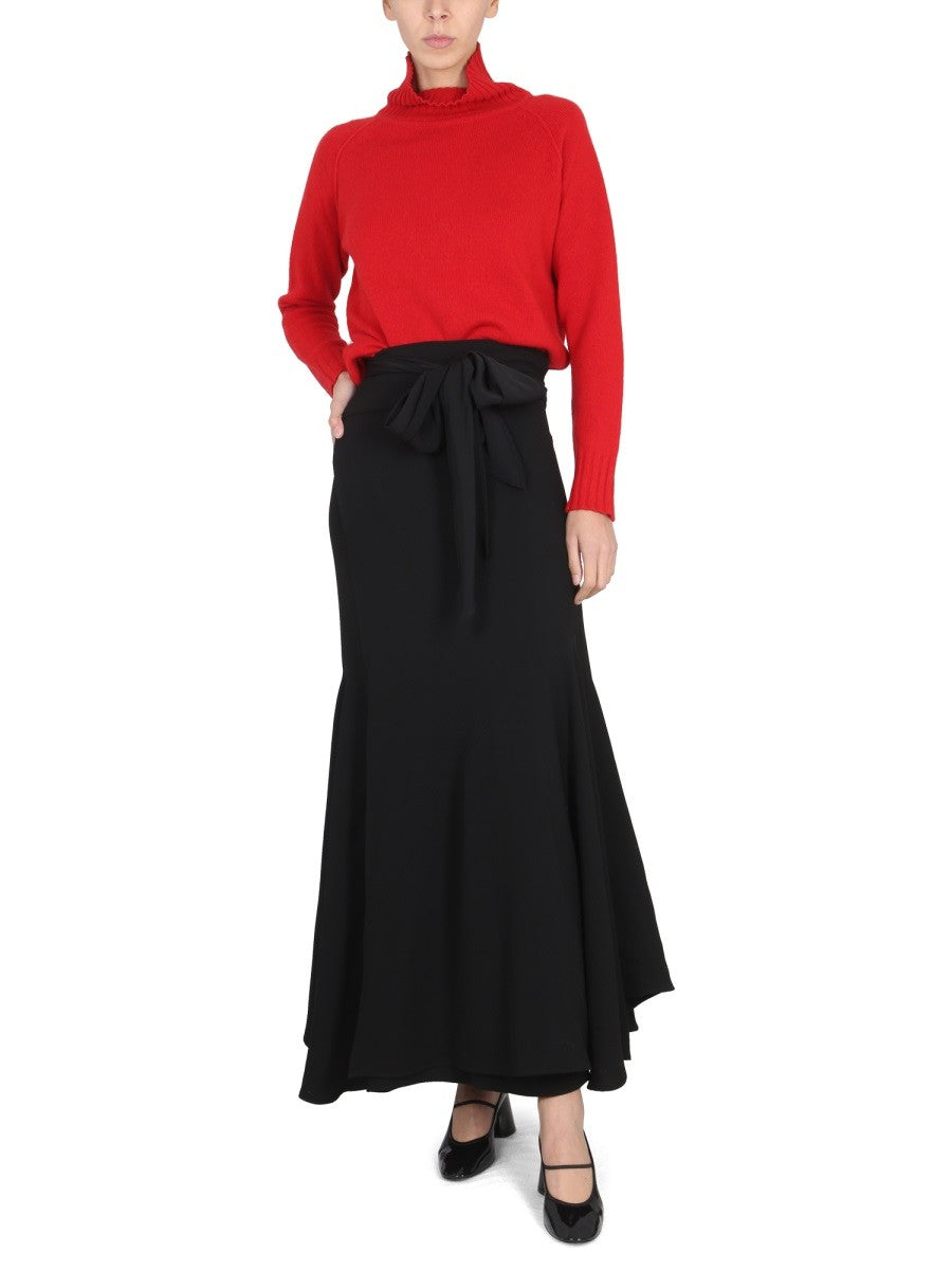 STEFANO MORTARI SKIRT WITH BOW