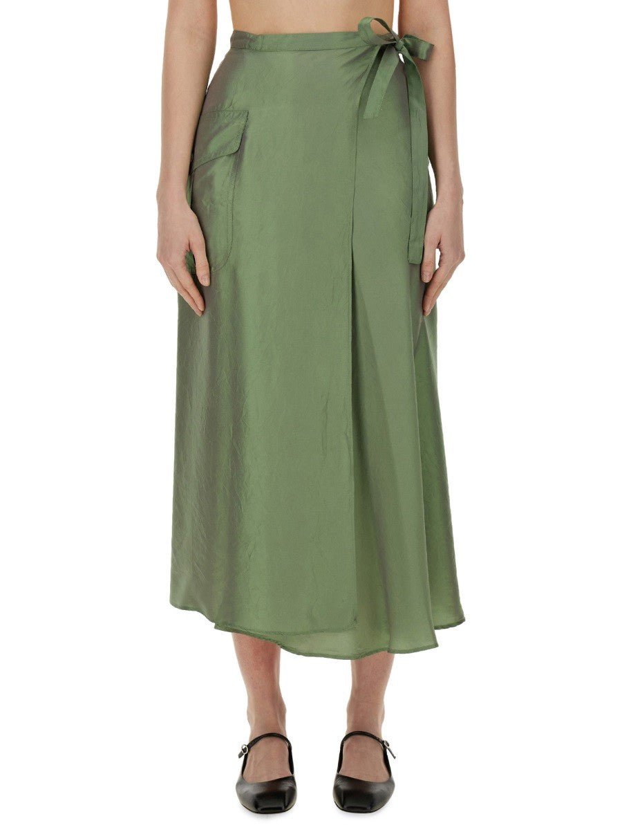 ASPESI SKIRT WITH BOW