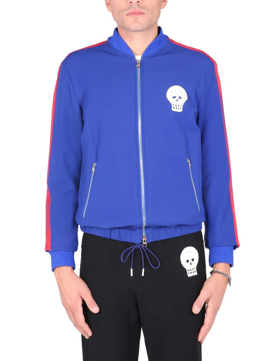 Alexander Mcqueen "SKULL" EMBROIDERED SWEATSHIRT