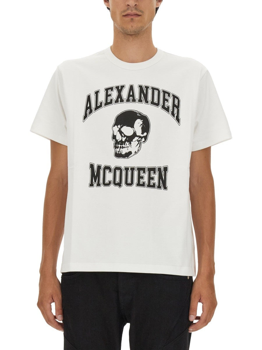 Alexander Mcqueen SKULL LOGO T-SHIRT