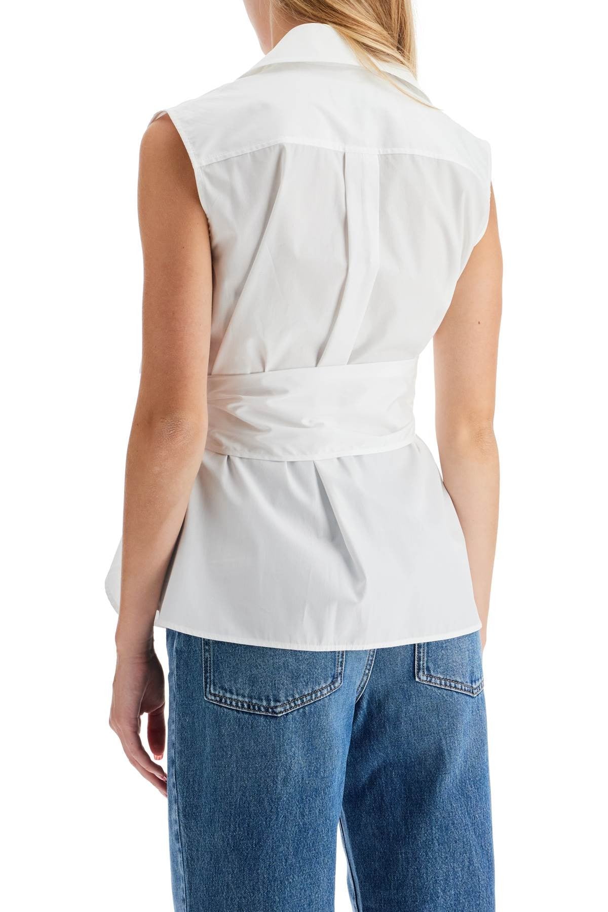 WEEKEND MAX MARA sleeveless poplin