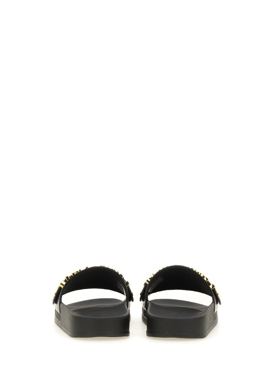 Moschino SLIDE SANDAL WITH LOGO