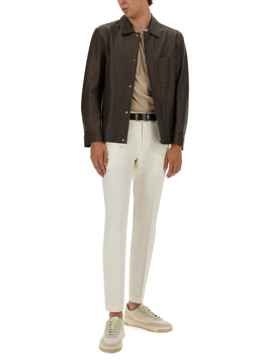 BOSS CAMEL SLIM FIT PANTS