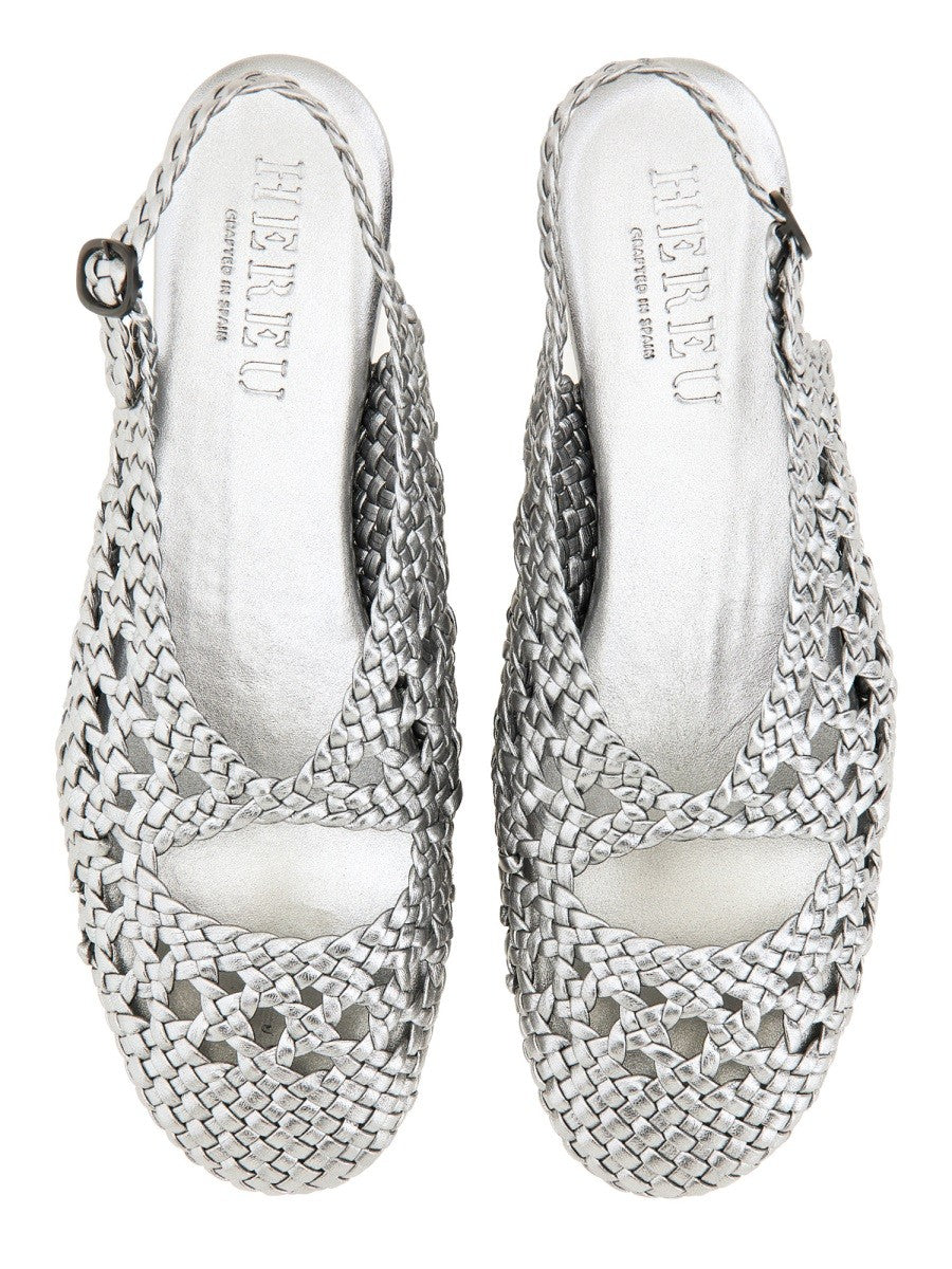 HEREU SLINGBACK SANDAL "EMPURIA METALLIC"