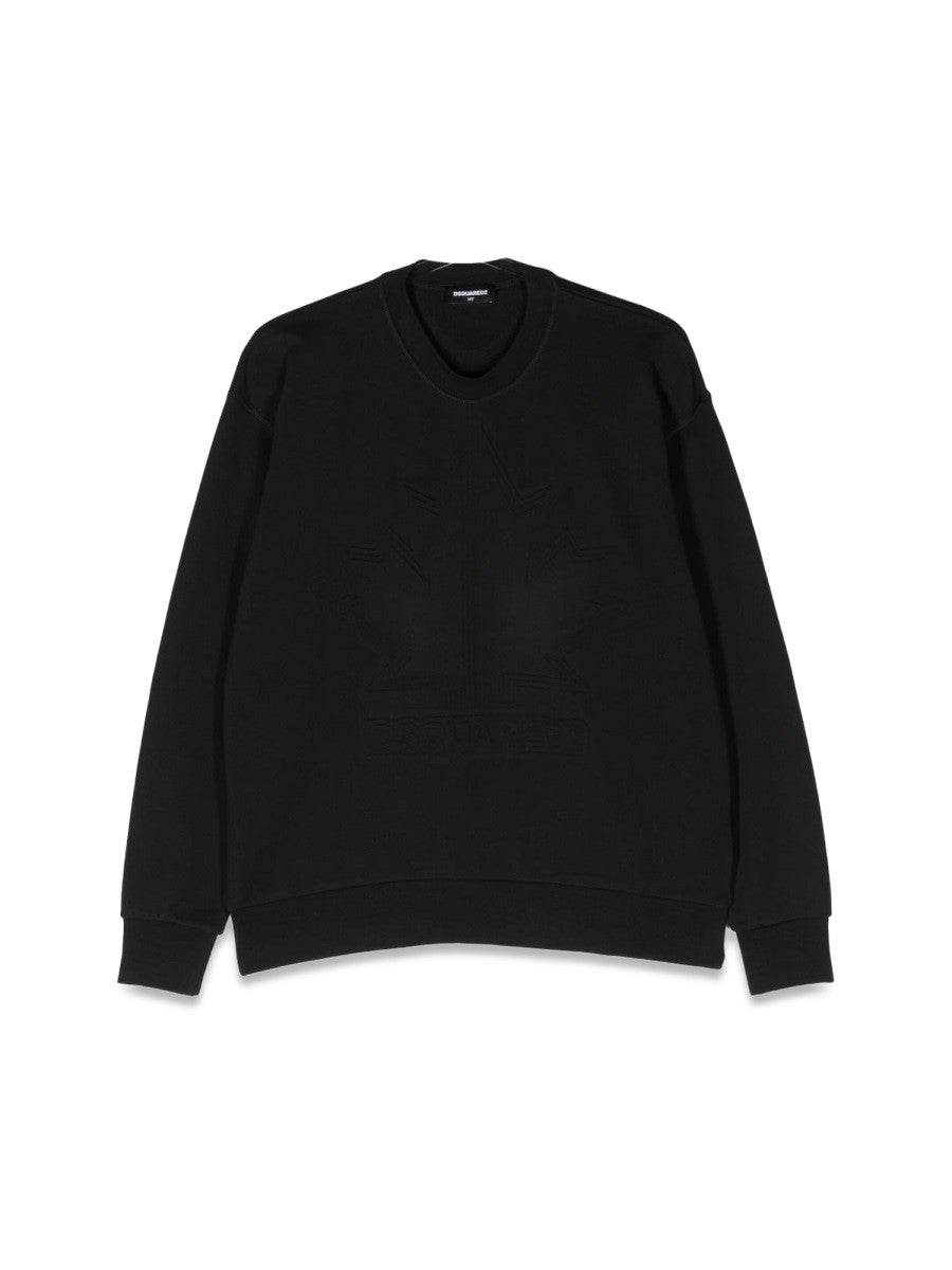 Dsquared slouchy fit crewneck sweatshirt