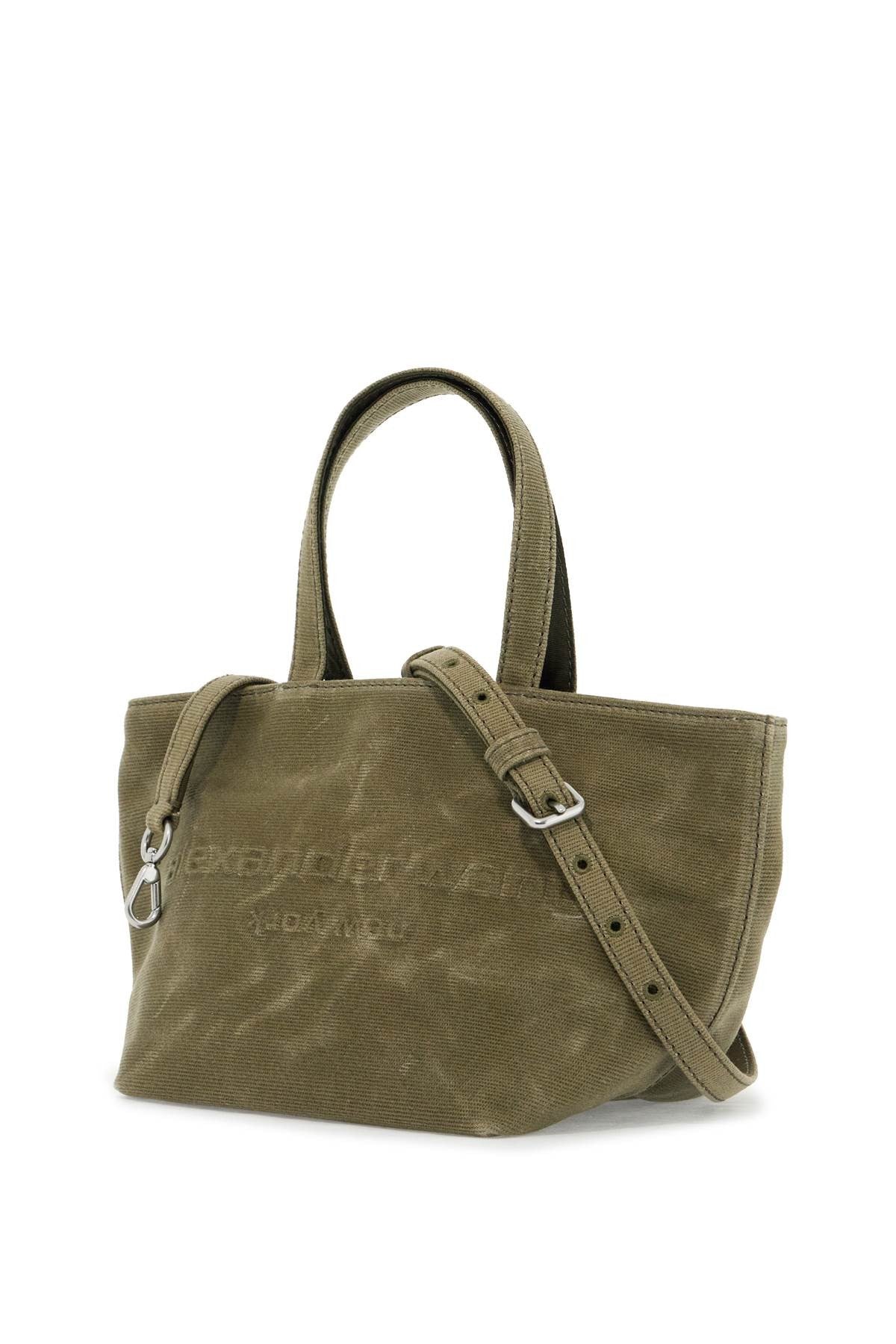 Alexander Wang small canvas tote bag with punch design