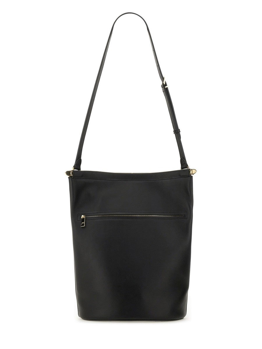 TOD'S SMALL LEATHER BUCKET BAG
