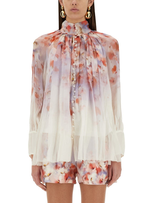 ZIMMERMANN SMOCK BLOUSE "CRUSH"