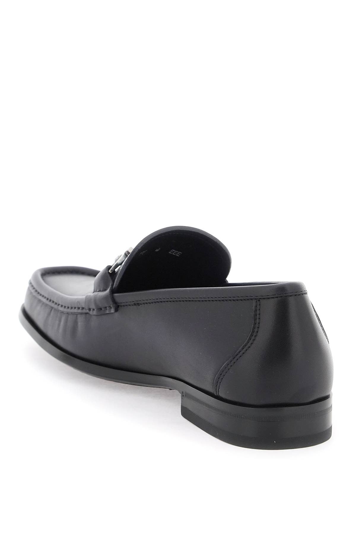 Ferragamo smooth leather loafers with gancini