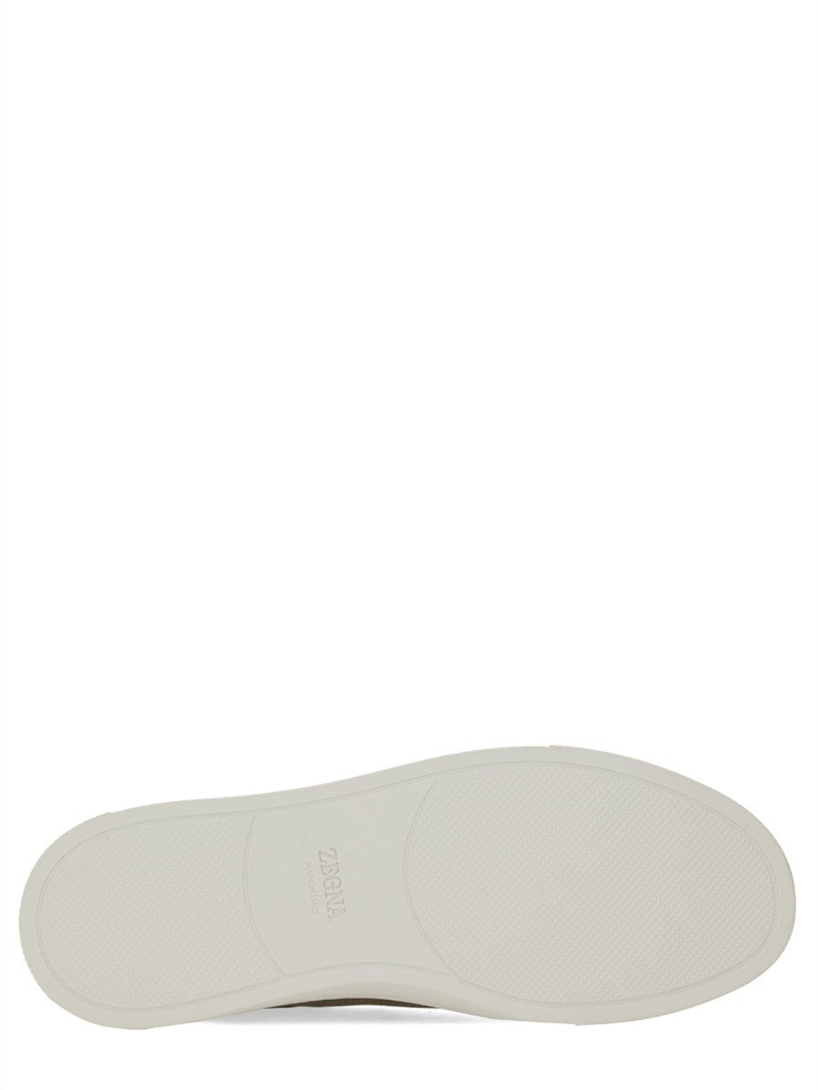 Zegna SNEAKER LOW TOP TRIPLE STITCH