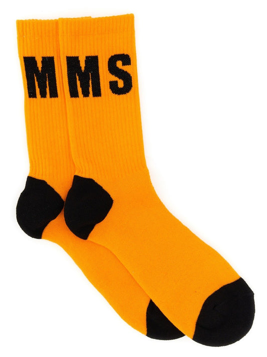 msgm SOCKS WITH LOGO