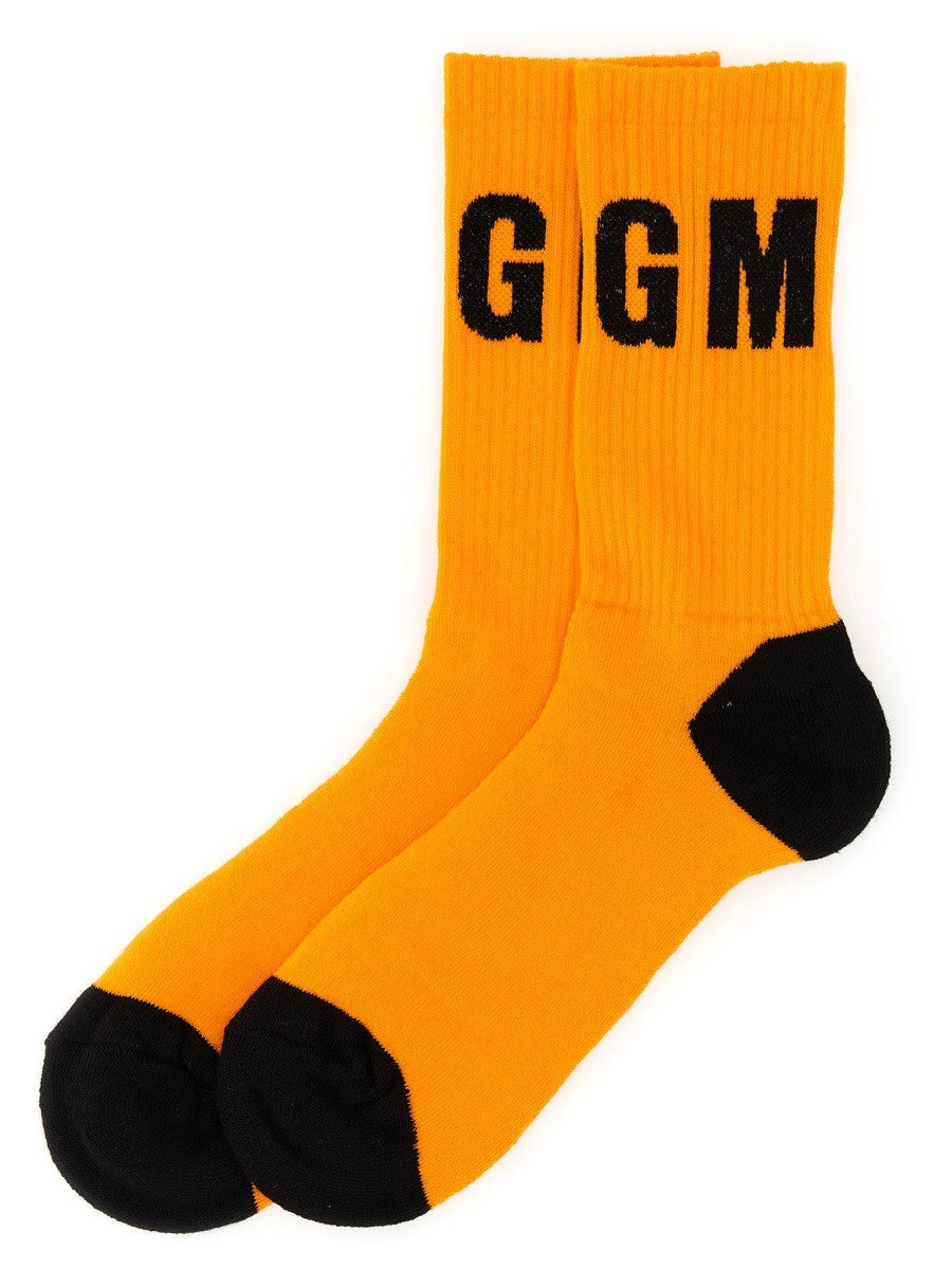 msgm SOCKS WITH LOGO