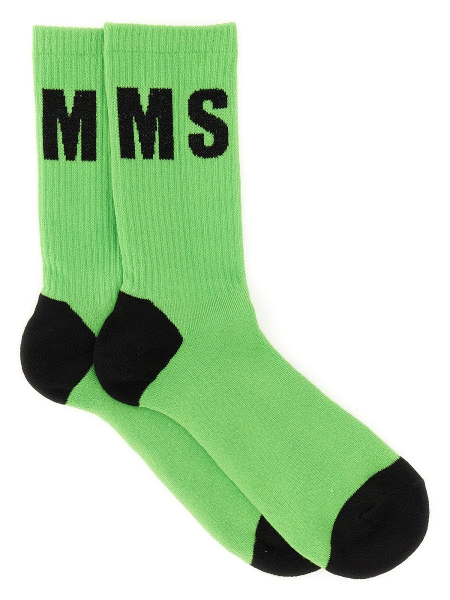 msgm SOCKS WITH LOGO