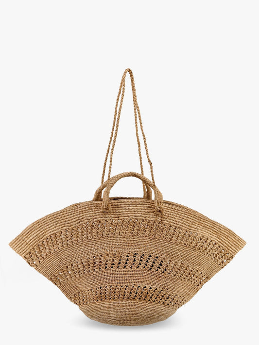 IBELIV Sol perforated rafia handbag