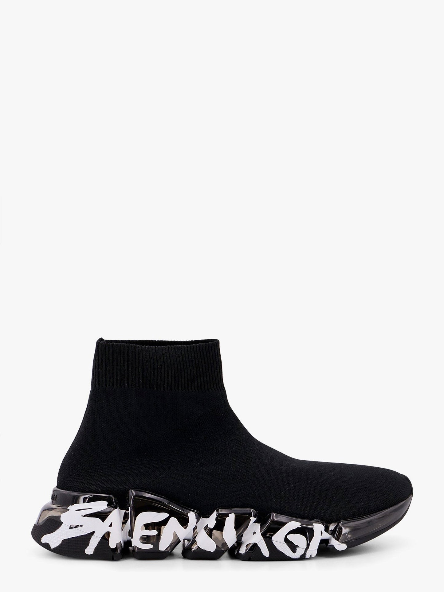 Balenciaga Speed 2.0 graffiti recycled knit sneaker