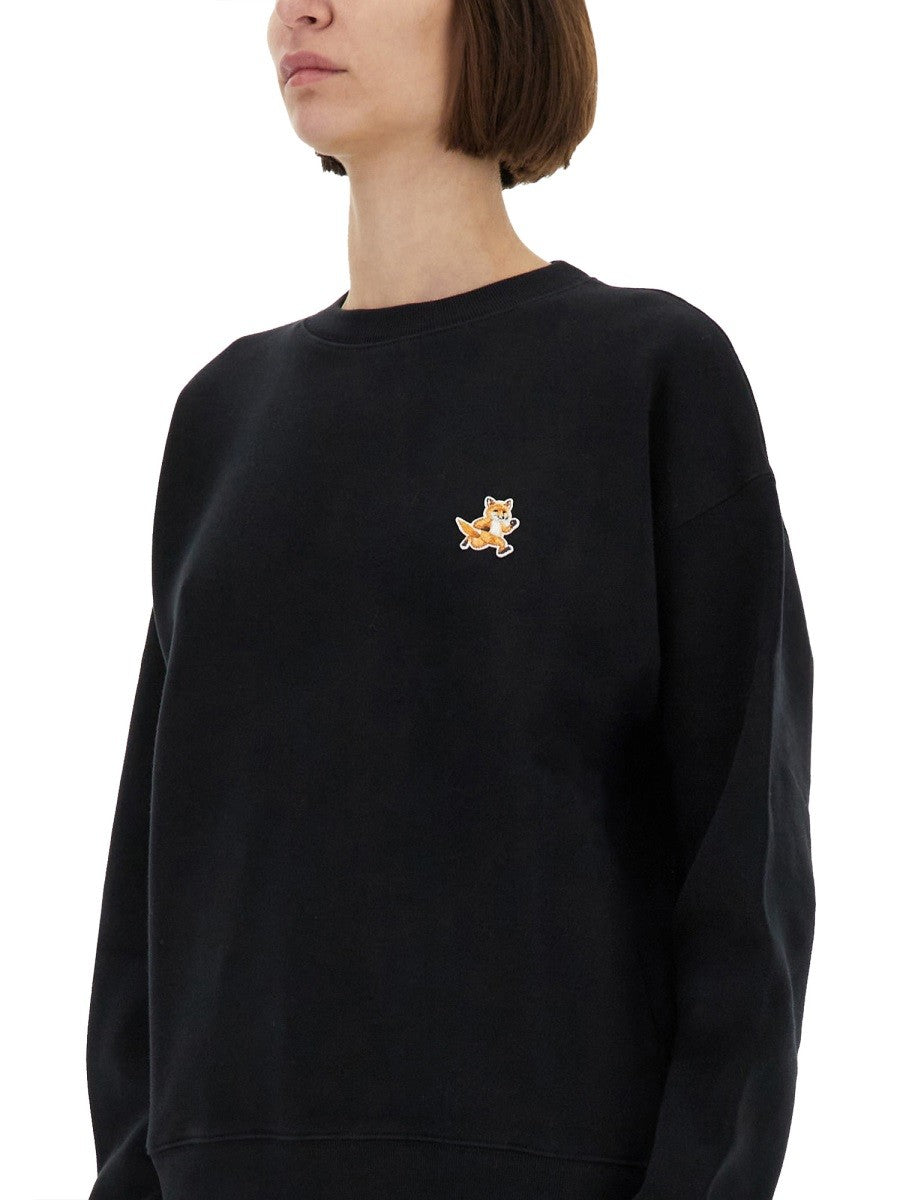 Maison Kitsune "SPEEDY FOX PATCH" SWEATSHIRT