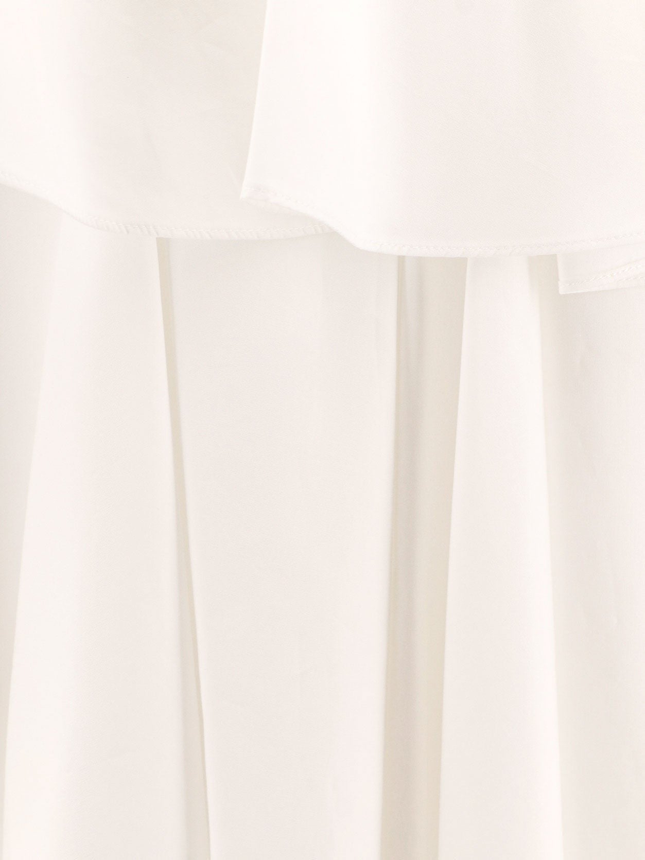 ALAIA Spiral cotton popeline skirt