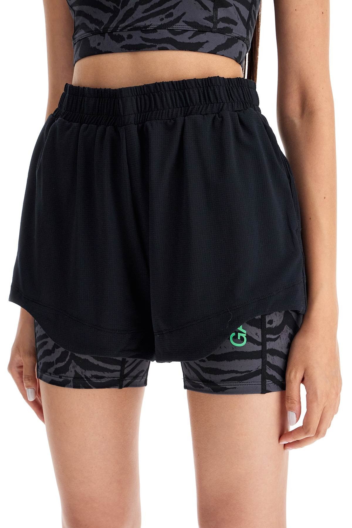 GANNI sporty mesh shorts for active