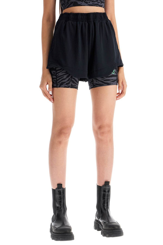 GANNI sporty mesh shorts for active