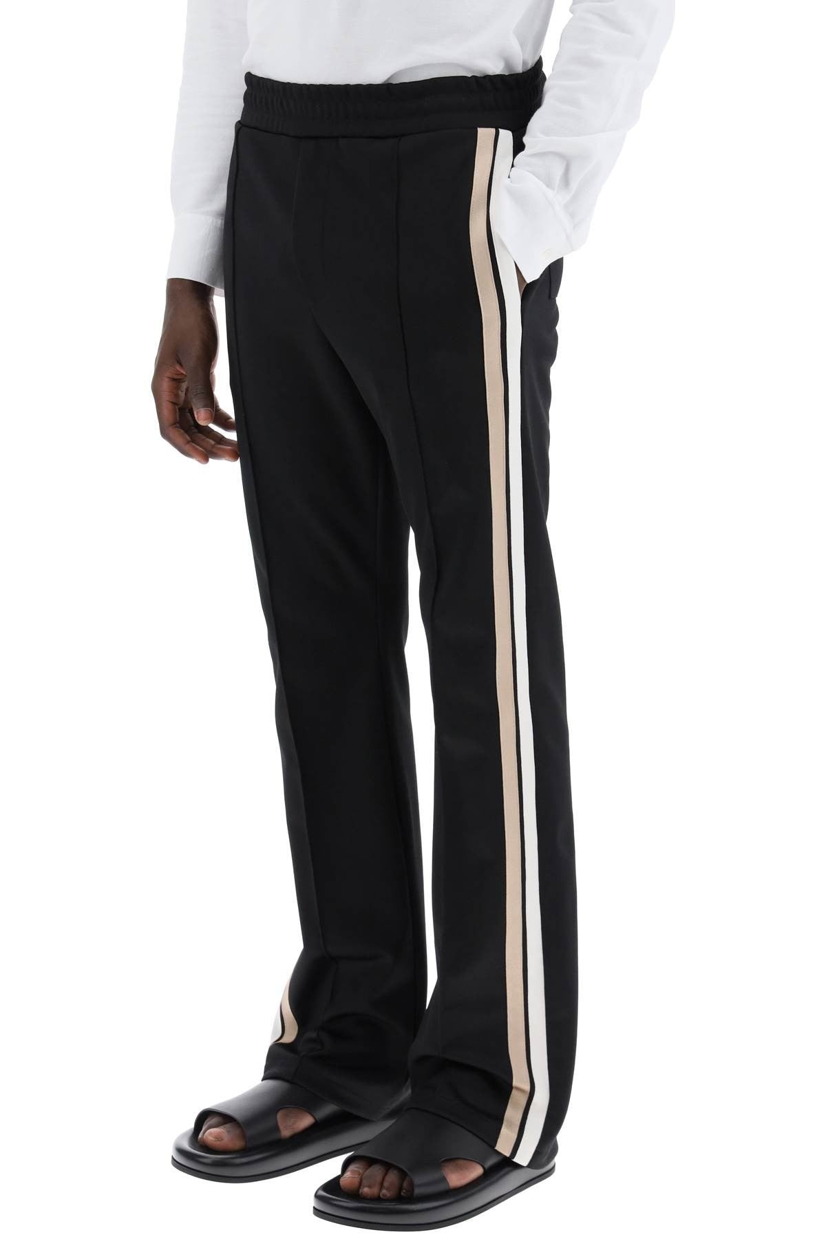 Ferragamo sporty pants with side stripes