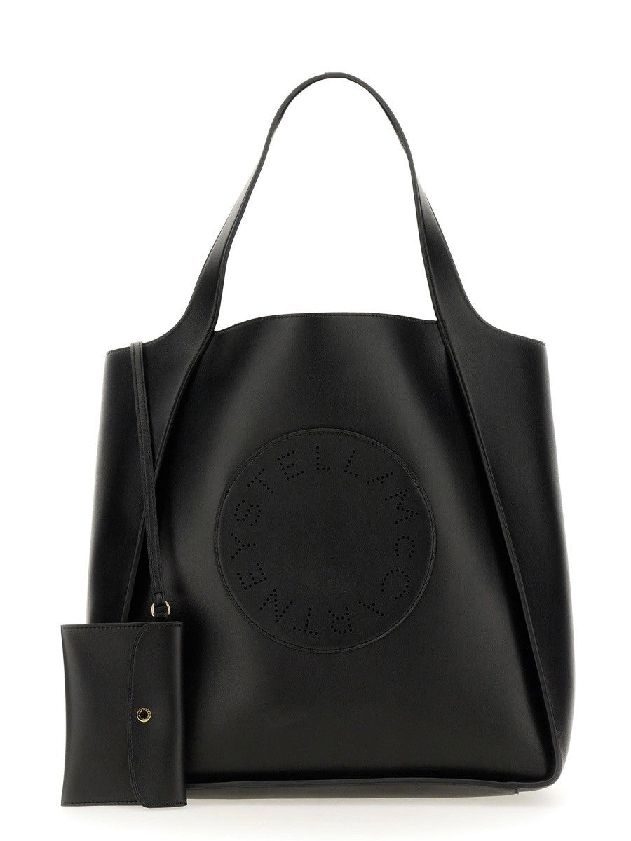 stella mccartney SQUARE TOTE BAG WITH LOGO