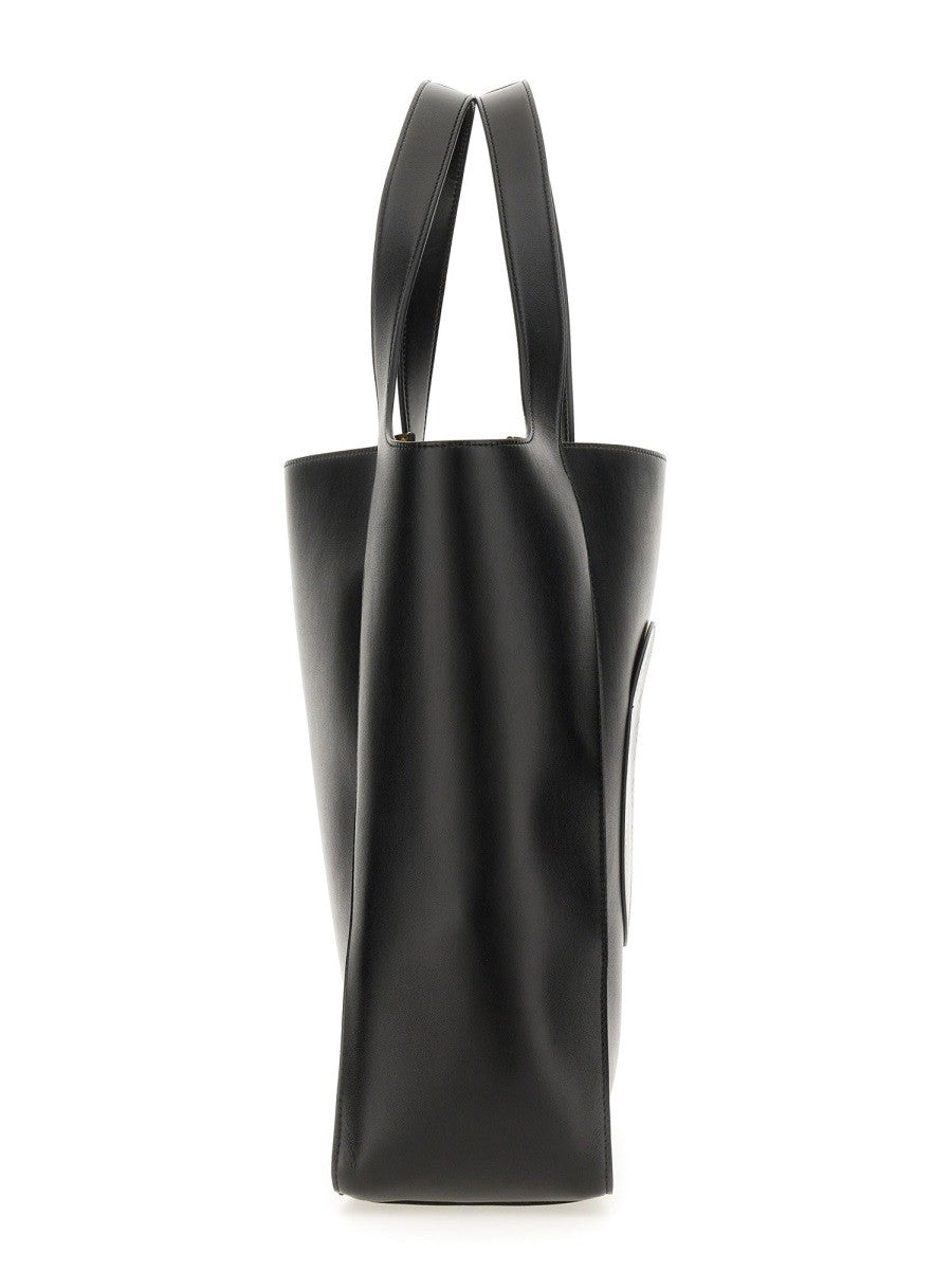 stella mccartney SQUARE TOTE BAG WITH LOGO