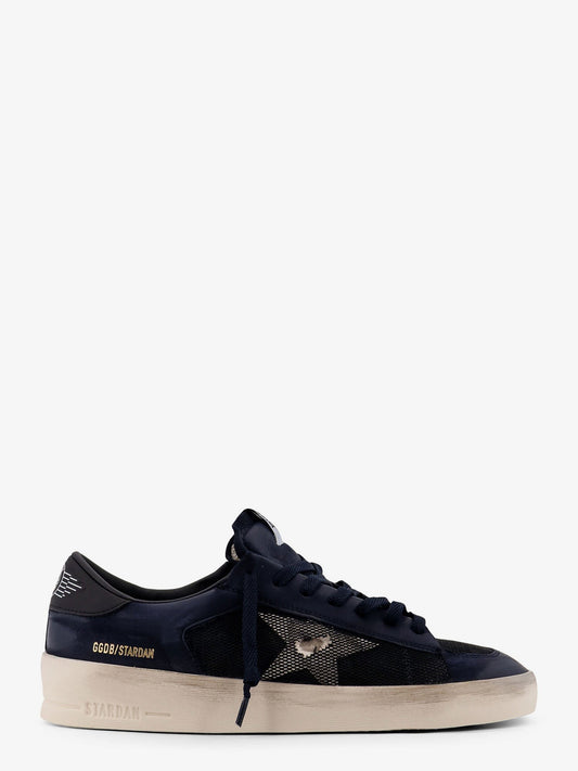 Golden Goose Deluxe Brand Stardan under net star low-top leather sneakers