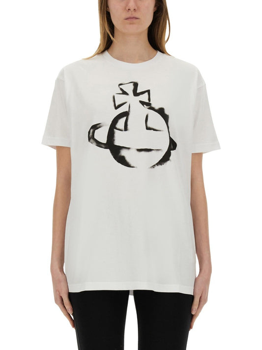 Vivienne Westwood "STENCIL ORB" T-SHIRT