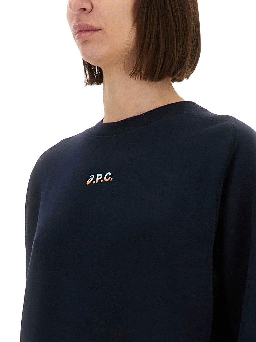 A.P.C. X ASICS "STONE" SWEATSHIRT