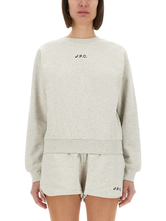 A.P.C. X ASICS "STONE" SWEATSHIRT