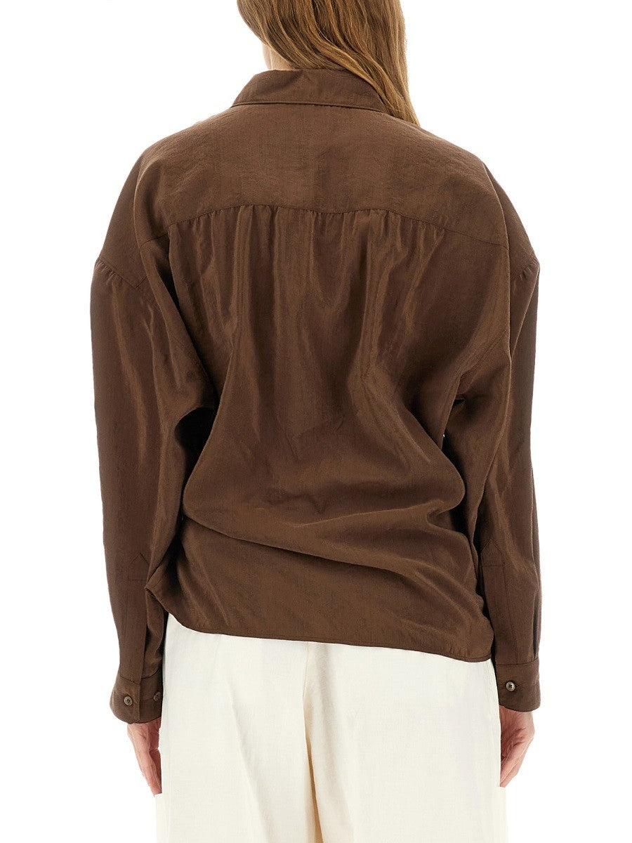 LEMAIRE STRAIGHT TWISTED COLLAR SHIRT