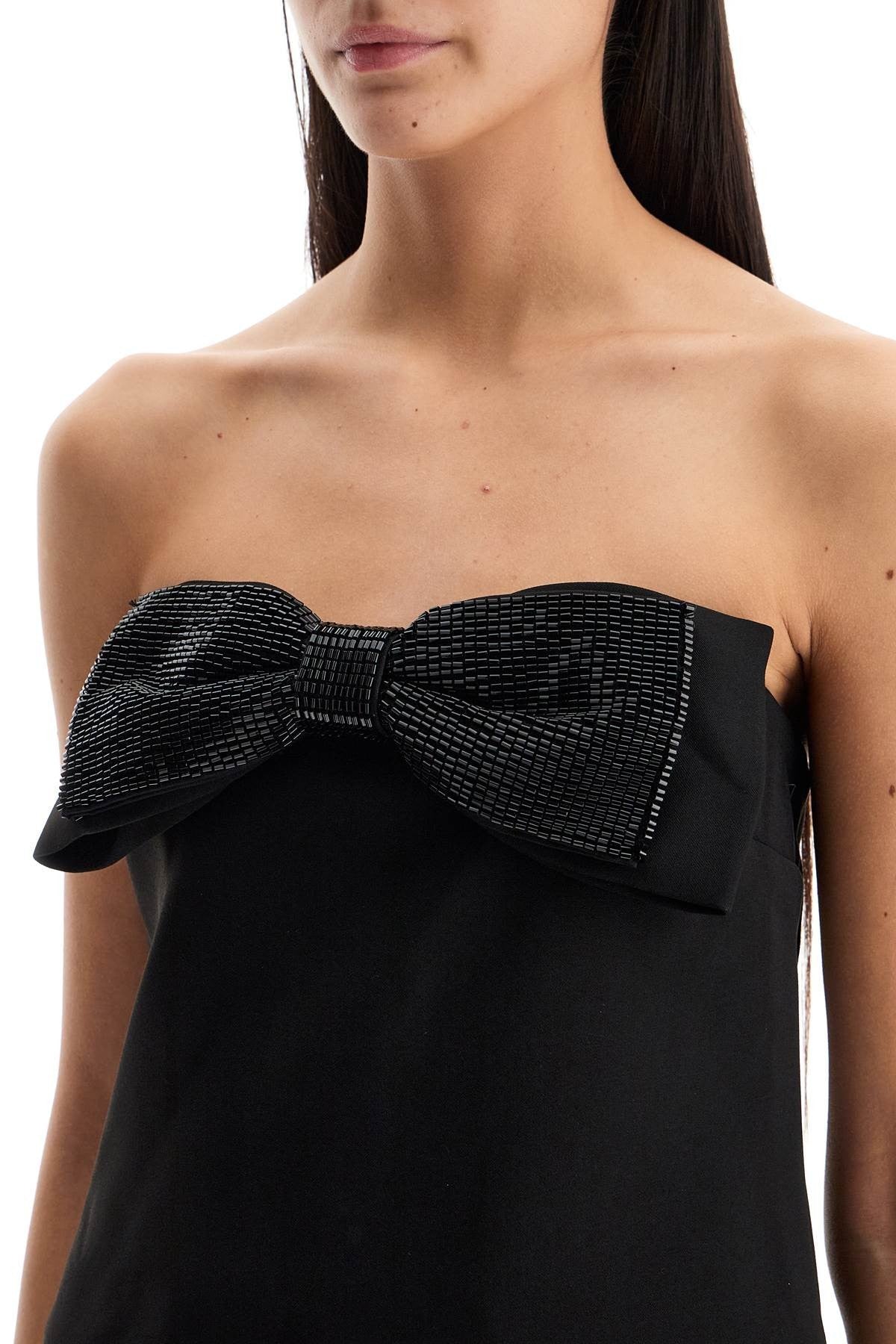 SELF PORTRAIT 'strapless top with bow