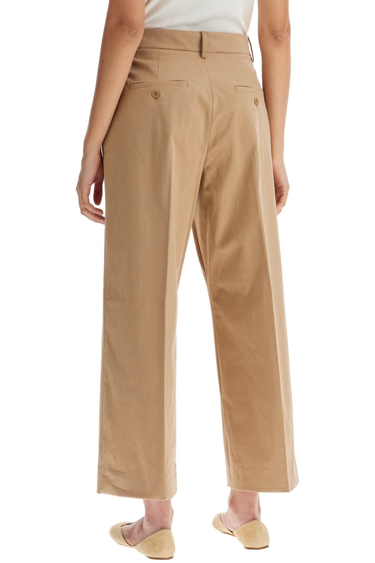 WEEKEND MAX MARA stretch cotton cropped pants