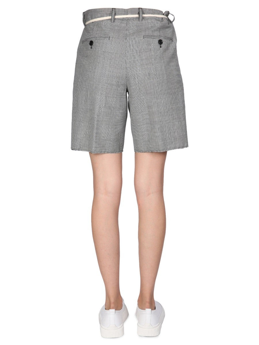 ASPESI STRETCH FLANNEL BERMUDA SHORTS