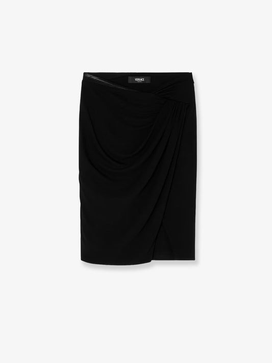 Versace Stretch viscose midi skirt