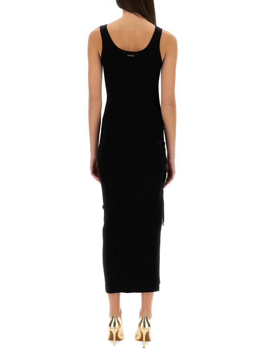 MICHAEL BY MICHAEL KORS STRETCH WOOL BLEND CAMISOLE DRESS