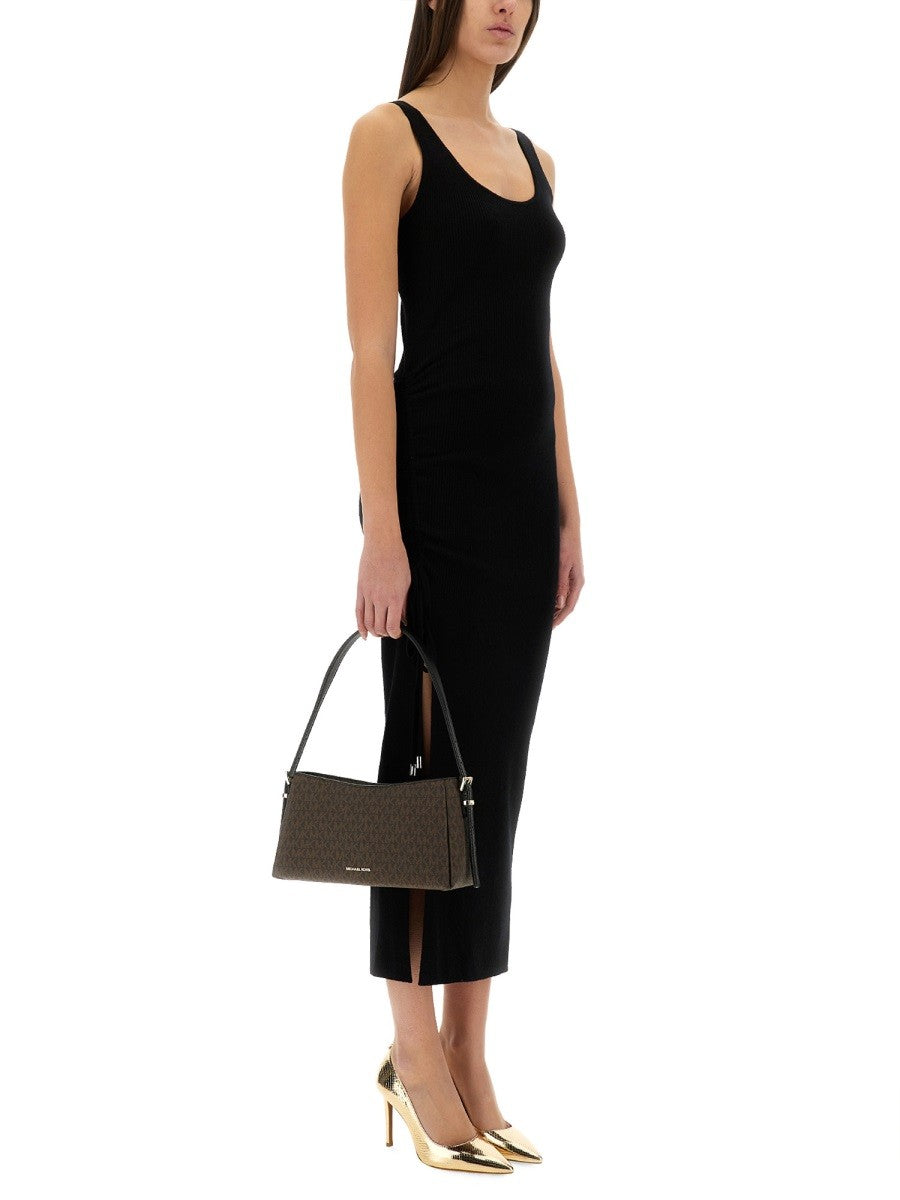 MICHAEL BY MICHAEL KORS STRETCH WOOL BLEND CAMISOLE DRESS