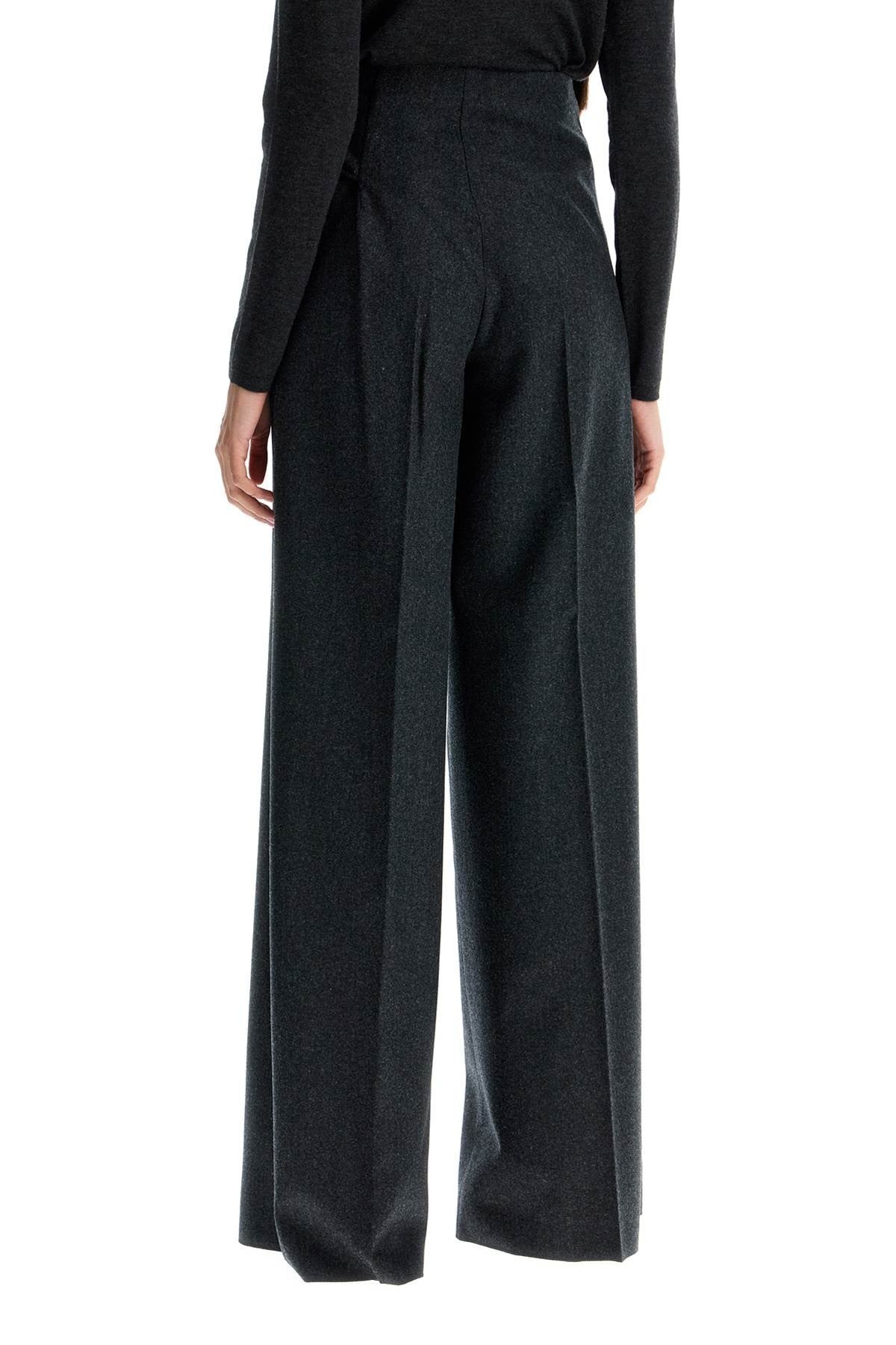 Max Mara stretch wool pants with bow detail