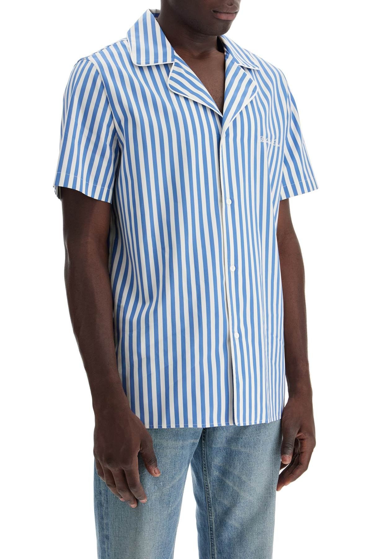 Balmain striped pajama shirt for