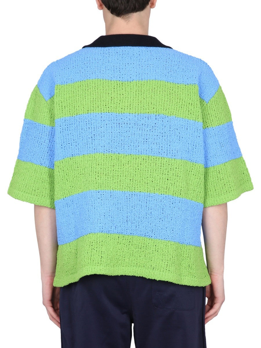 SUNNEI STRIPED POLO.